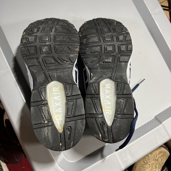 Nike Air Max shoes men's 7.5 Torch 4 Obsidian Blue Wolf Gray Running 343846-41 - Picture 6 of 7